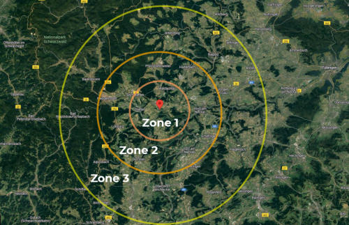 Zone auswählen