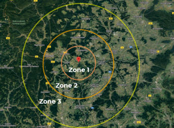 Zone auswählen